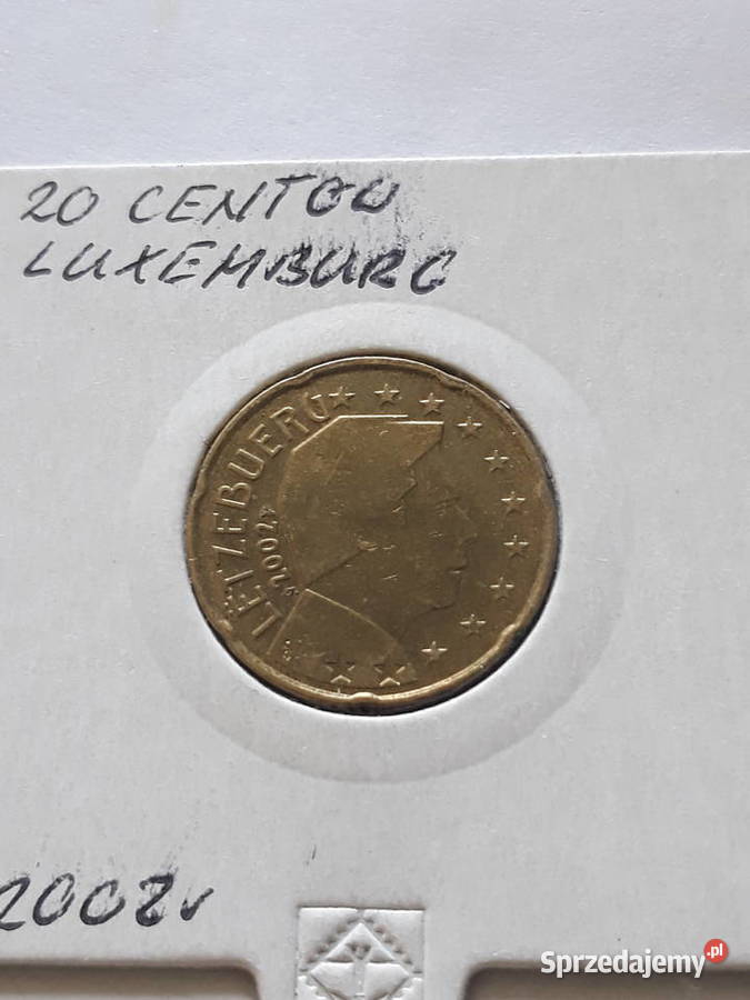20 Eurocentów Luksemburg 2002 r Konin