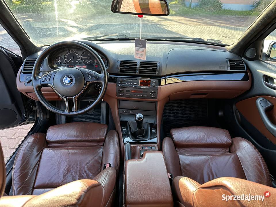 BMW E46 Sedan 20d Lift 2002r Brązowe Sportsitze wielofunkcyjna kierownica Pszczyna sprzedam