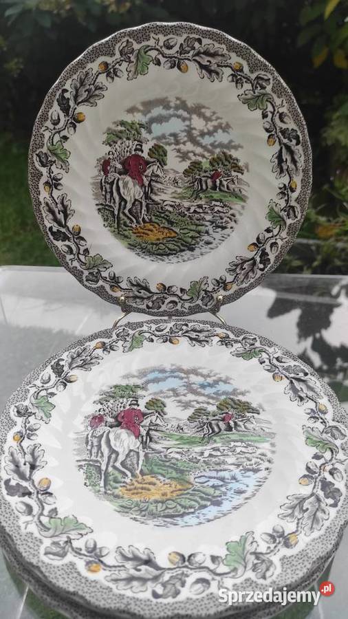 Porcelana angielska Myotts Country Life kolekcje Pabianice