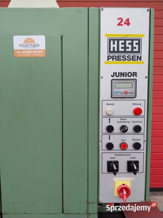 Szlifierka przelotowa Hess Junior Biznes i Przemysł pomorskie