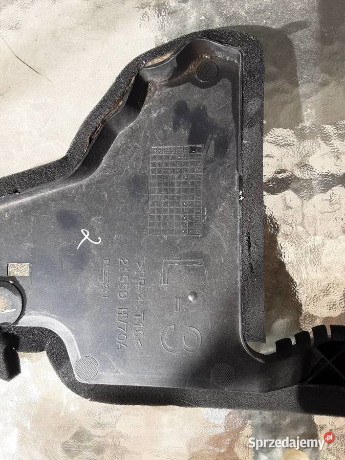 Prowadnica powietrza Nissan Qashqai lubuskie Świebodzin