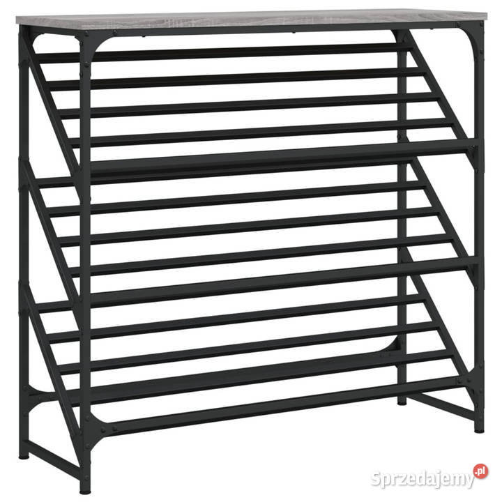 Stojak na buty szary dąb sonoma 90x30x85 Warszawa