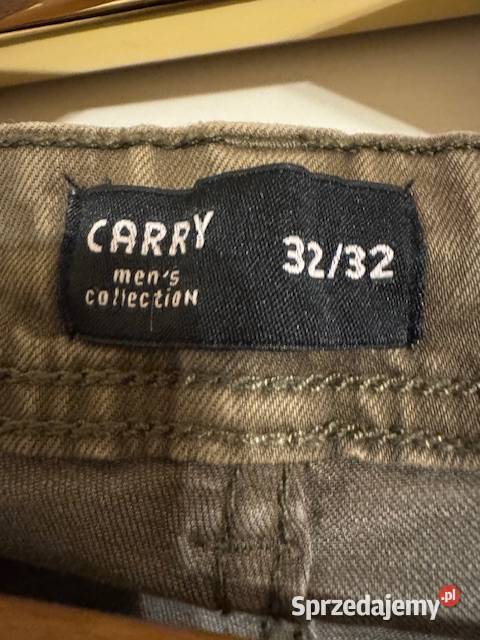 Jeansy męskie 3232 Carry khaki bawełna ze Rozmiar S Moda i Styl śląskie Częstochowa