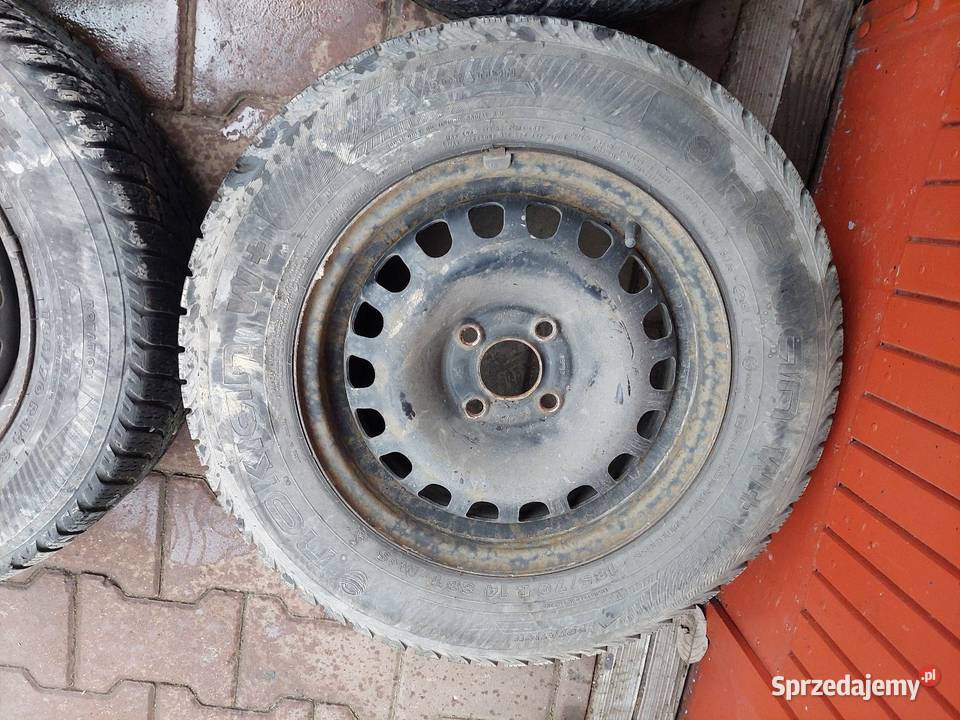 Koła Zimowe 14 4x100 Seat Vw koda itp Komplet Sucha Beskidzka sprzedam