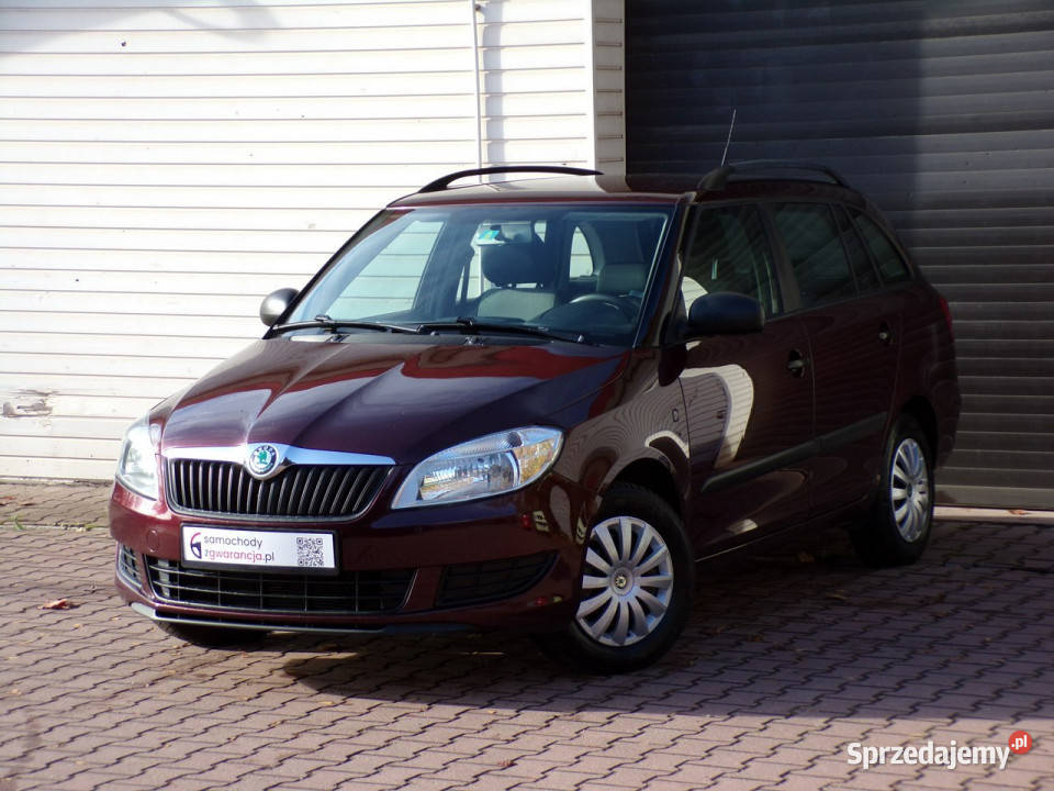 koda Fabia Klimatyzacja Gwarancja 12 70 LPG II bordowy Mikołów