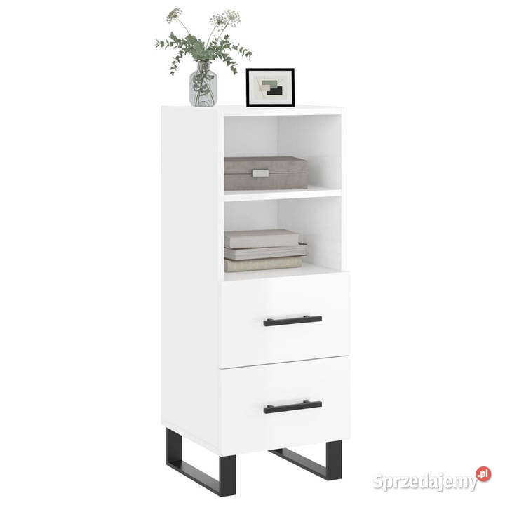 Szafka biała połysk 345x34x90 materiał Pozostałe mazowieckie