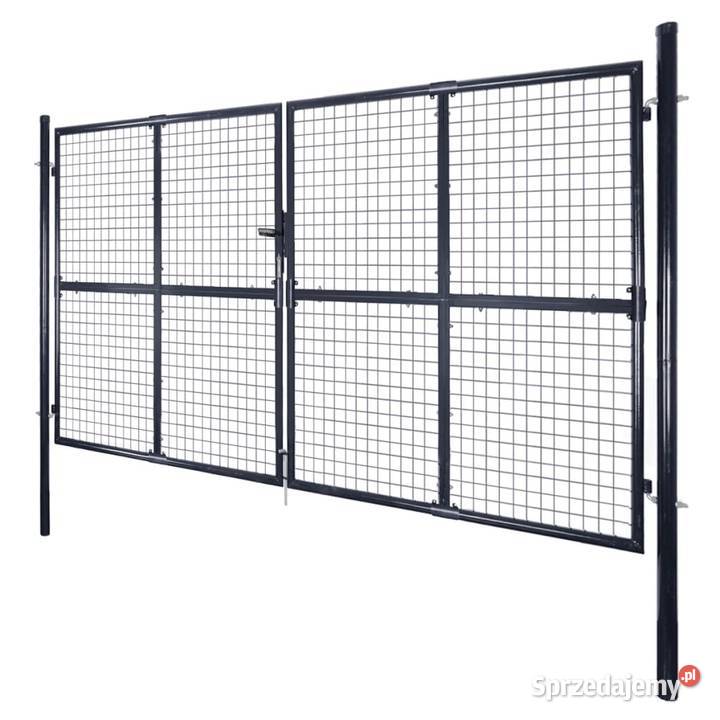 vidaXL Brama ogrodowa z siatki galwanizowana Siatki i panele mazowieckie Warszawa
