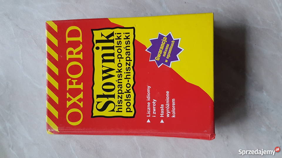 Słownik hiszpańskopolski polskohiszpański Oxfor Dla Dziecka małopolskie Wieliczka