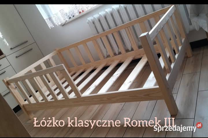 Łóżka drewniane dziecięce sosnowe Warszawa