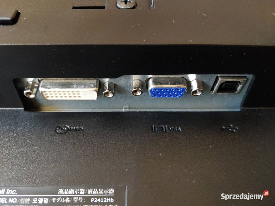 Monitor DELL P2412Hb 24 cale z kablami regulowana wysokość Kraków