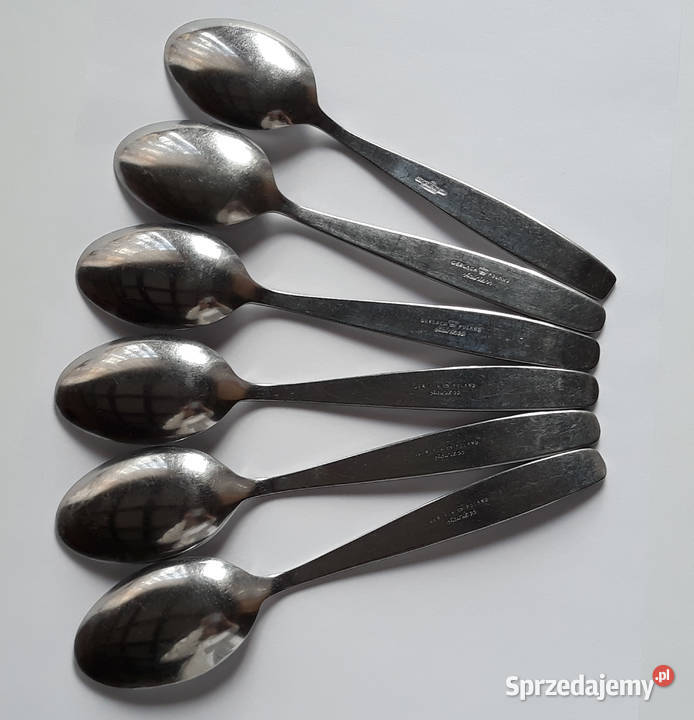 Łyżki obiadowe 4 PASECZKI PASKI Gerlach sztućce Dąbrowa Górnicza sprzedam