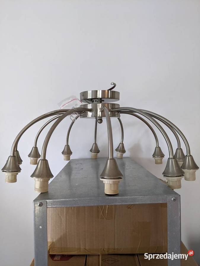 TANIO żyrandol 12ramienny stal chromowa duży mazowieckie Warszawa sprzedam