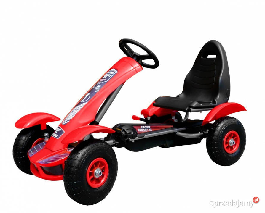 Gokart na pedały pompowane koła napęd łańcuchowy sprzedam