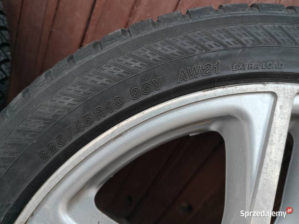 Felgi Alu 18 DBV 5x112 Opony całoroczne Yokohama mazowieckie Warszawa