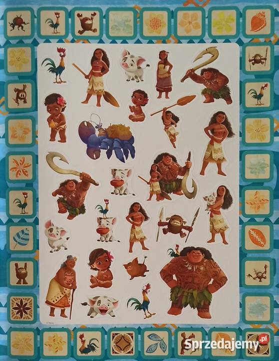 Naklejki Nalepki Disney Moana Vaiana 230 Pozostałe małopolskie Mogilany