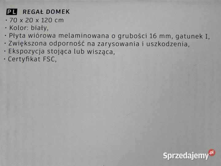 NAJTANIEJ Regał Dziecięcy Domek z Półkami Zabrze