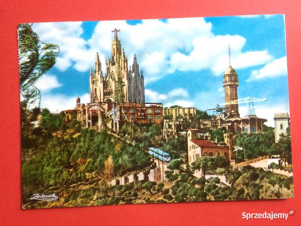514 Widokówka Barcelona Tibidabo Szczecin sprzedam