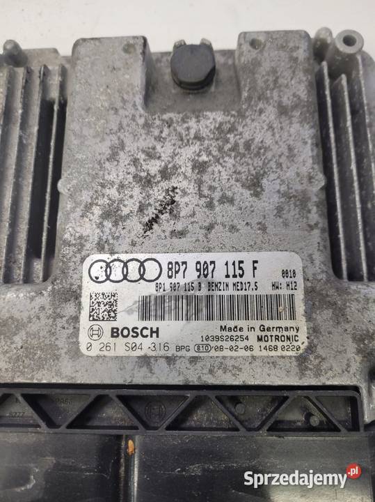 STEROWNIK SILNIKA AUDI A3 8P 18 TFSI 8P7907115F Przystajń sprzedam