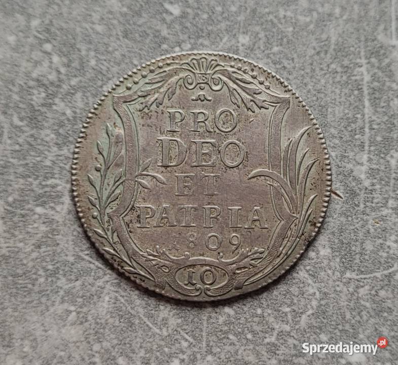J24 SZWAJCARIA srebro 10 Schilling 1809 r B Wola Kruszyńska sprzedam