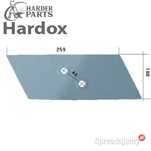 Dłuto 100hektarów HARDOX 94609L części do pługa nieuszkodzony Suwałki