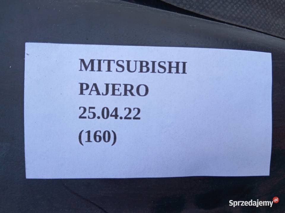 NADKOLE PRAWE PRZÓD MITSUBISHI PAJERO SPORT II Nowy Tomyśl