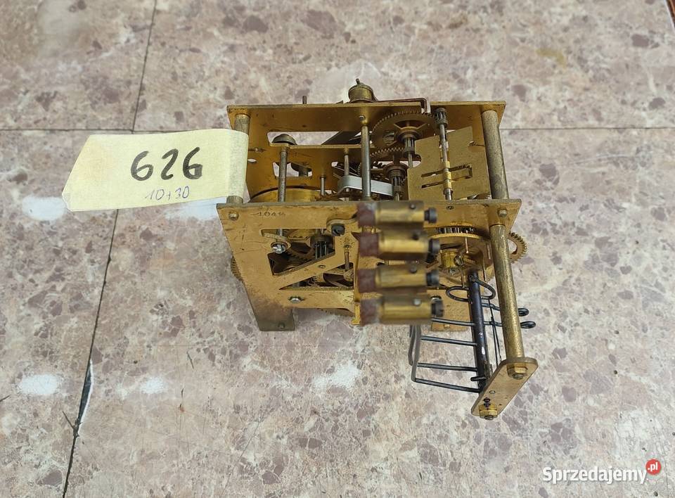 626 Mechanizm starego zegara ściennego Junghans Tczew
