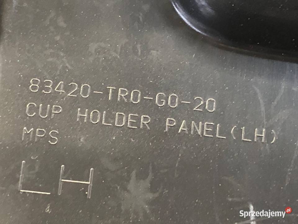 UCHWYT NA NAPOJE HONDA CIVIC IX 83420TR0G020 Uchwyty fabryczne sprzedam