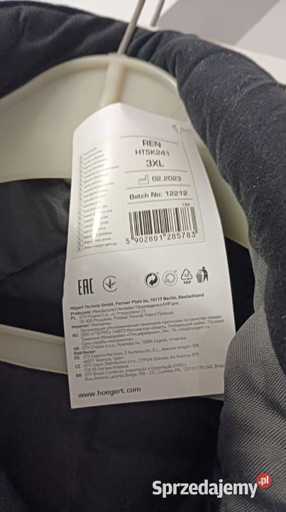 REN kurtka ocieplana grafitowa 3XLNOWA