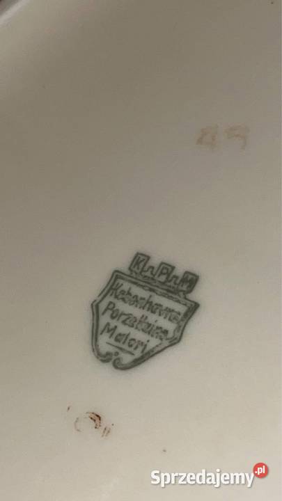 Patera listek B G Kjobenhavn Made in Denmark Gdańsk