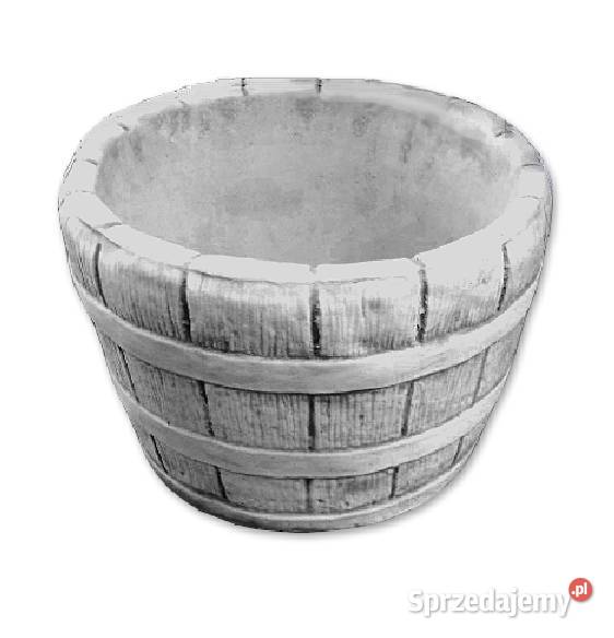 DONICA OGRODOWA BETONOWA beczka W126M Nysa