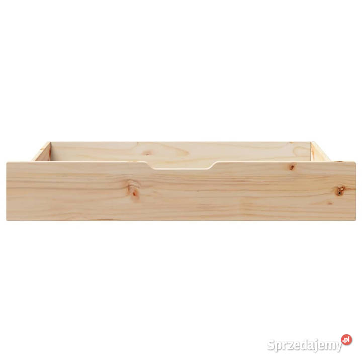 Szuflady pod łóżko z kółkami 2 95x55x16 sosna Pozostałe Warszawa