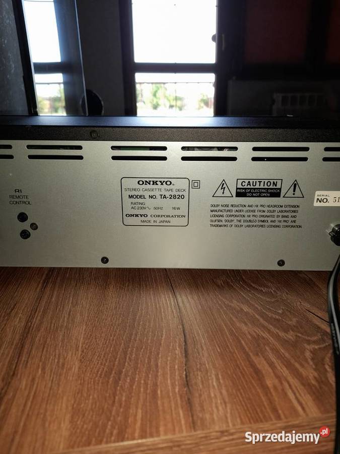 Sprzedam Onkyo TA 2820 Stęszew