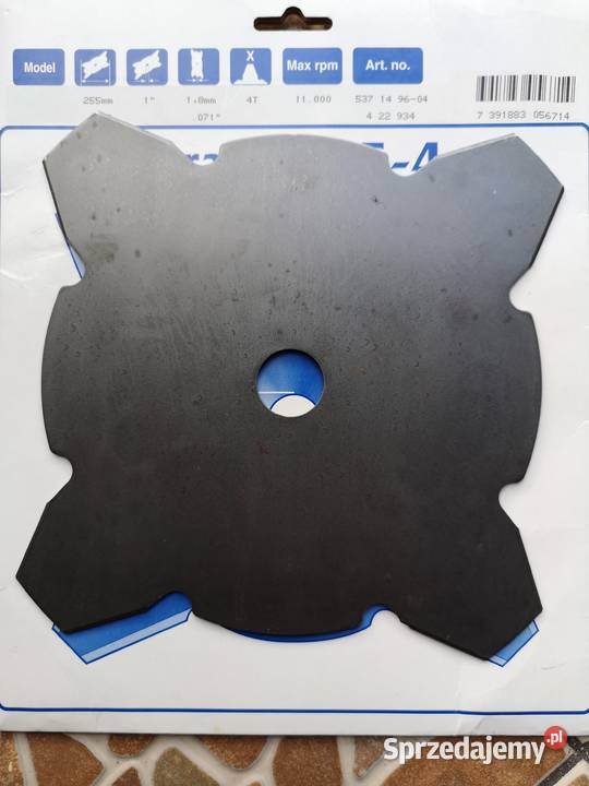 Nowa tarcza do trawy czterozębna Husqvarna Grass mazowieckie Warszawa