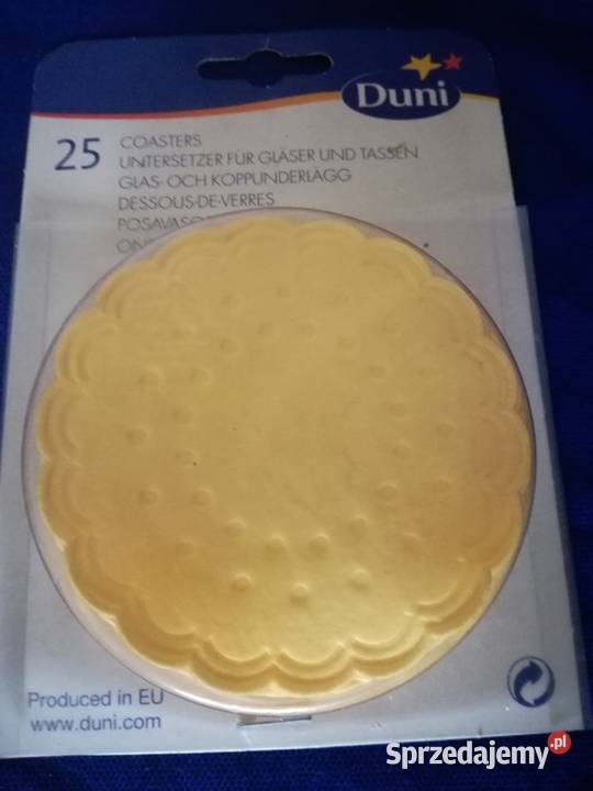 Podkładki pod filiżanki szklanki sztuk 25 Dekoracje i ozdoby