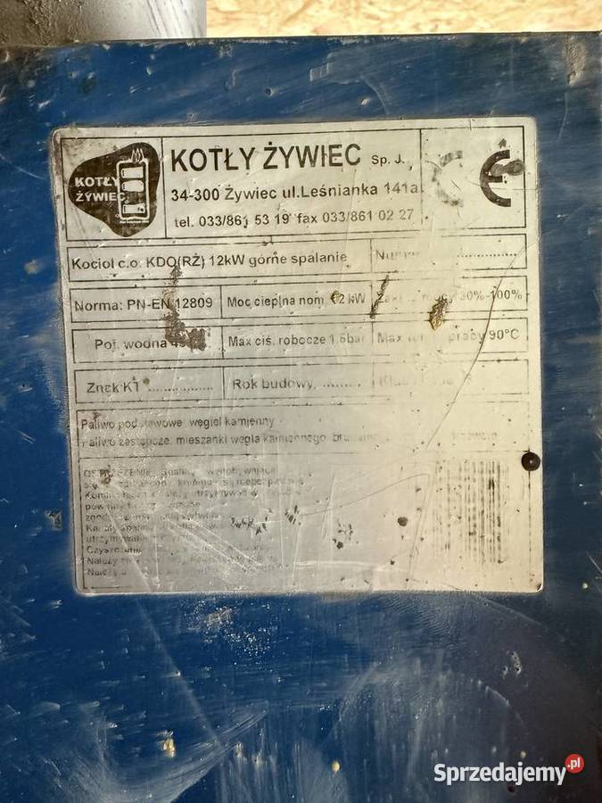 Sprzedam kocioł CO Żywiec 12 kW