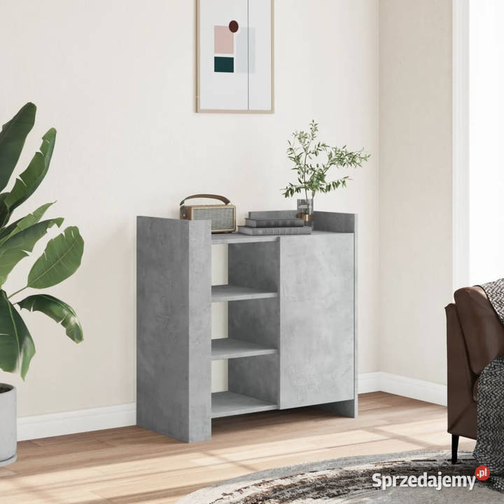 Szafka szarość betonu 735x35x75 materiał Warszawa