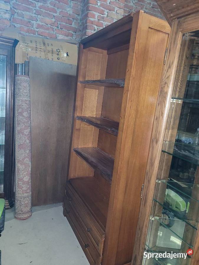 Biblioteczka drewniana