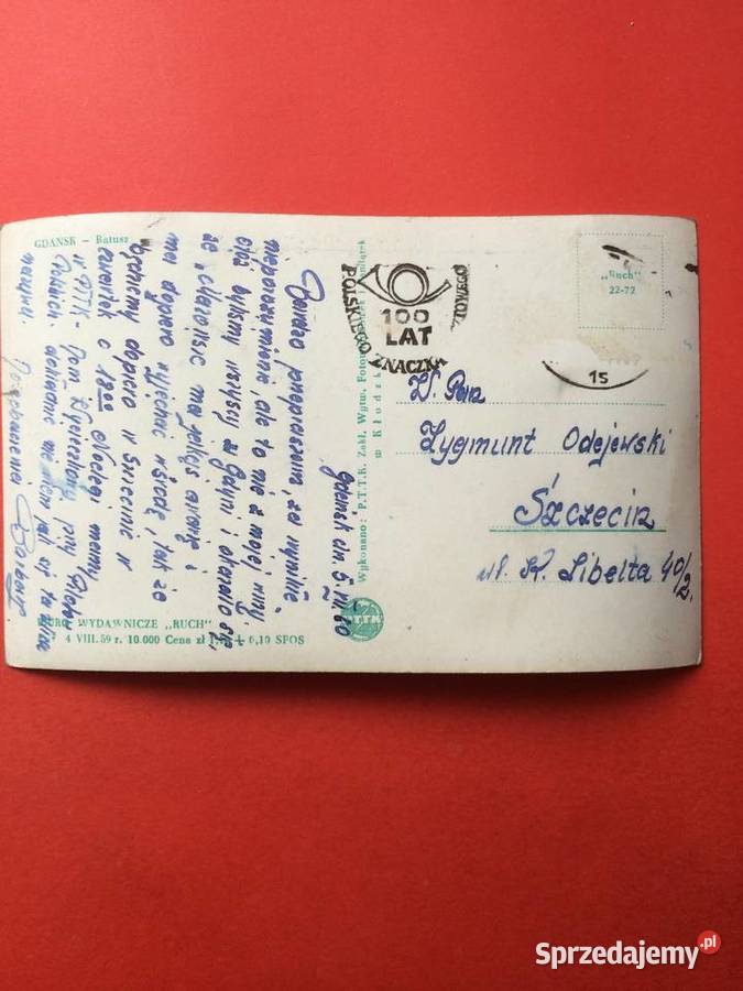 2329 Widokówka Gdańsk Szczecin sprzedam