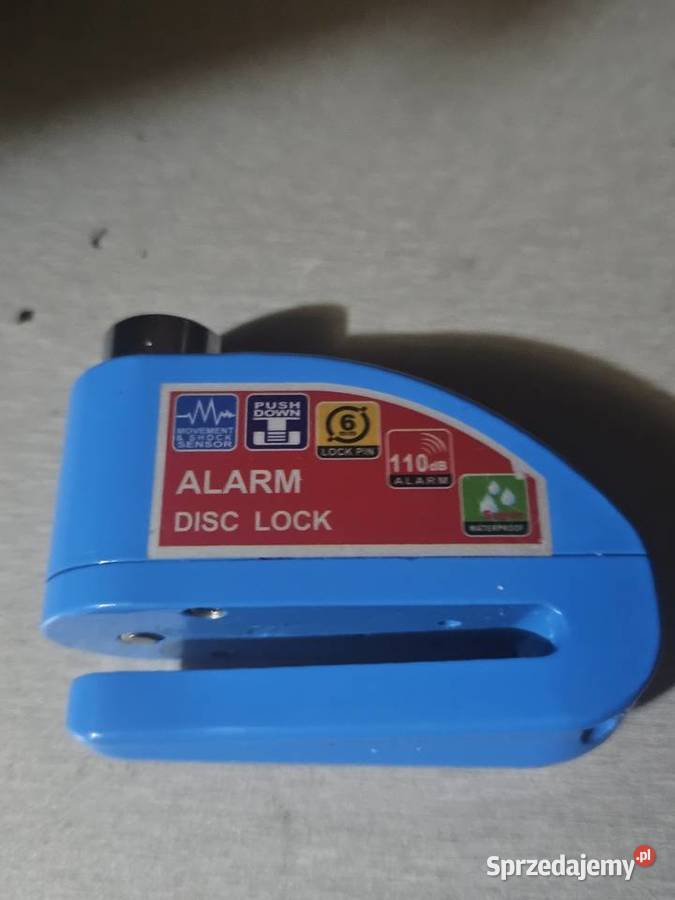 Alarm na tarcze hamulcowe 110db Pabianice sprzedam