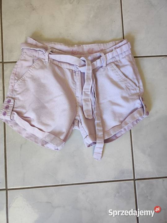 krótkie spodenki szorty bermudy denim wiązane z Rozmiar 38(M)
