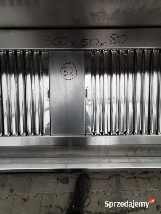 Okap przyscienny 300x50x80 32 Krotoszyn