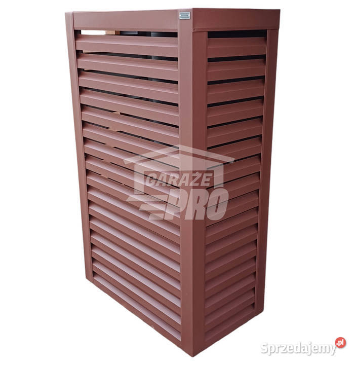 Osłona pompy ciepła 80x40x190 ciemny brąz GP318 opolskie Opole