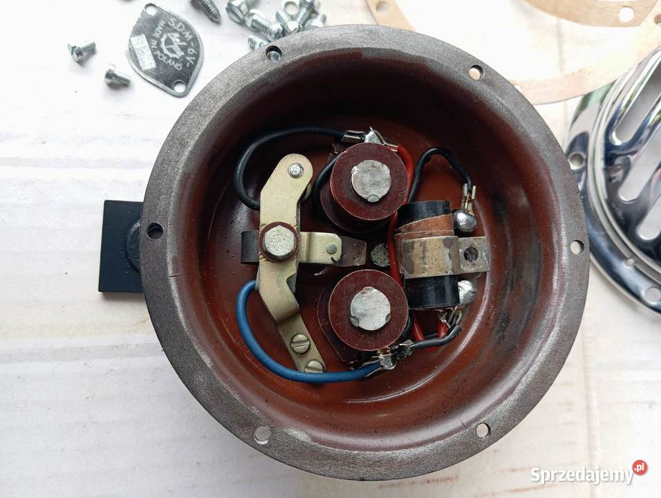 SYGNAŁ KLAKSON BELMA 6V JUNAK SHL CHROM sprzedam