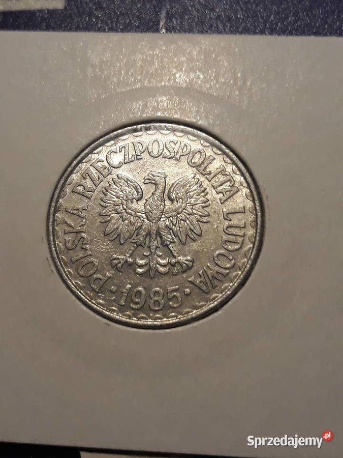 1 złoty 1986 r 3 około mennicze Konin