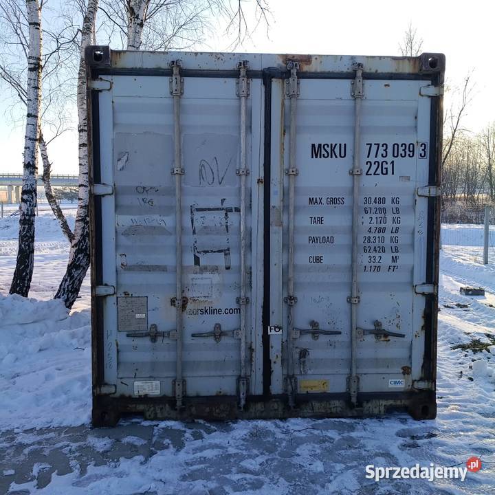 Kontener morski magazynowy używany 20DC Rzeszów Magazynowanie