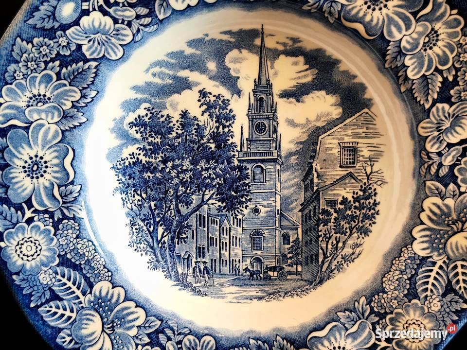 Talerz głęboki angielski Enoch Wedgwood Chełm