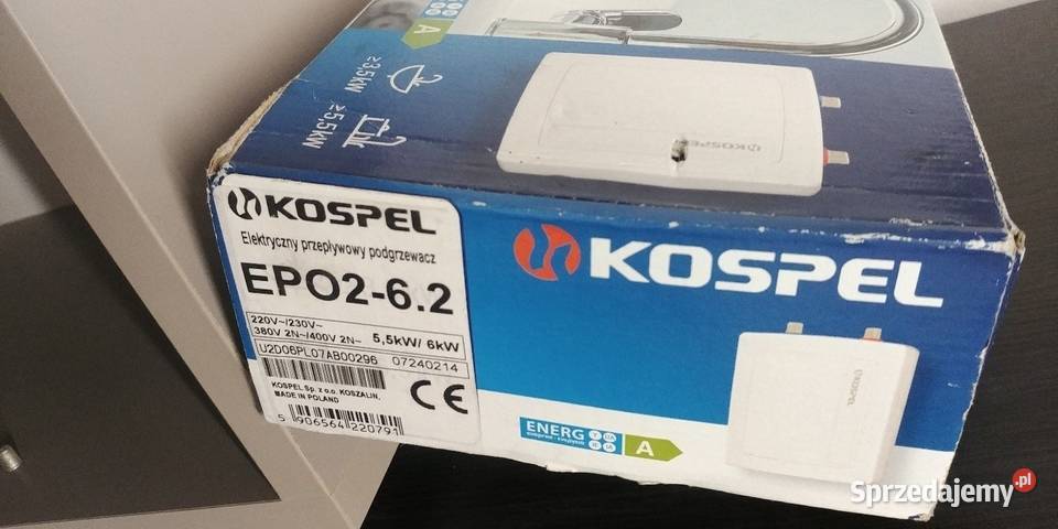 Przebiegowy Podgrzewacz Wody KOSPEL EPO263 Bojlery Słupsk