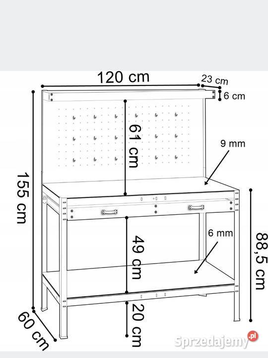 Stół warsztatowy kujawsko-pomorskie