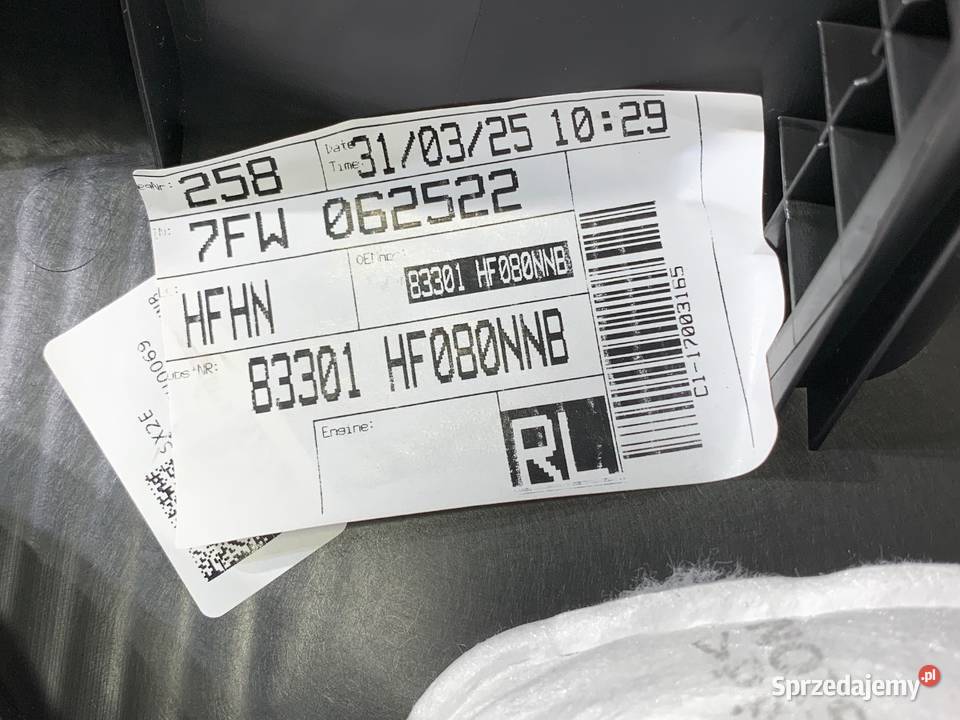 BOCZEK DRZWI LEWY TYŁ HYUNDAI KONA SX2 SUV