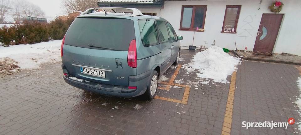 Peugeot 807 nieuszkodzony Wąbrzeźno